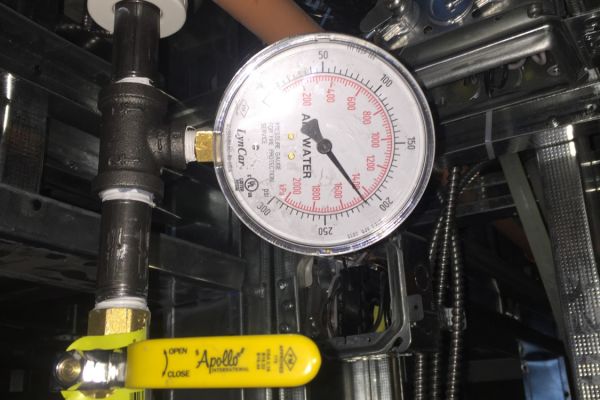 200 PSI PRESSURE TEST